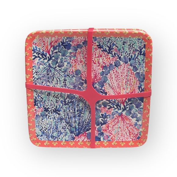 new Lilly Pulitzer ❤︎ Melamine Plates Set 4 ❤︎ Sway With Me ❤︎ Nautical Spring - Picture 4 of 15